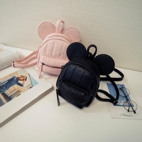 Disney Ladies Backpack Girl Mickey Mouse Bag Cute Cartoon Children Mini Backpack Small Bag Girl Shoulder Bag Girl Birthday Gift