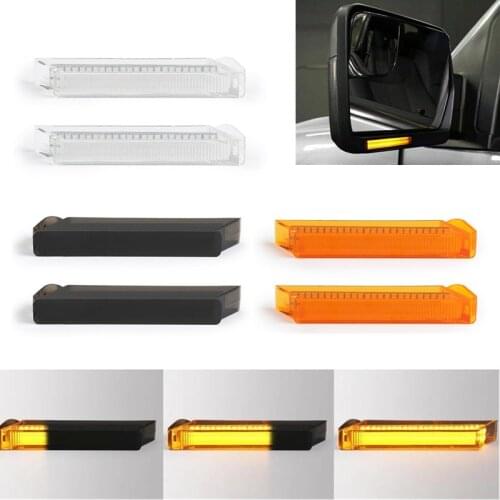 2x Dynamic LED Under Side Mirror Turn Signal Lights Lamps Amber LED For Ford F150 04-14 Raptor Expedition Lincoln Mark LT 06-08