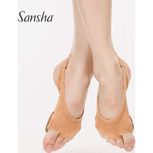 Sansha Elastic Mesh Paw Protection Pad Foot Thongs For Ballet Dance Forefoot Protector Choose Size According to Feet length MD5
