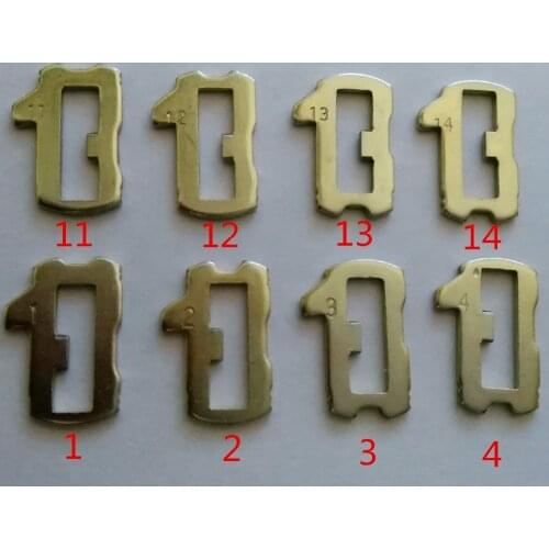 Hot Car Lock Reed HU66 Plate For AUDI VW Volkswagen Plate NO 1.2.3.4,11.12.13.14 Each 25PCS For VW Lock Repair Kits