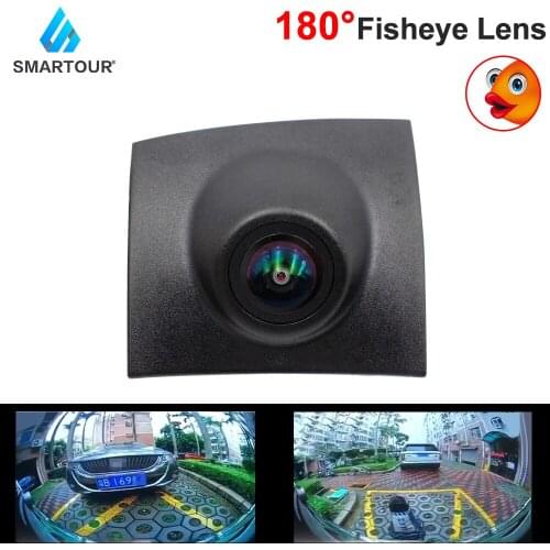 Smartour 180 Degree Fisheye Ccd Car Front View Camera For Front Grille Camera Waterproof NTSC HD Image For BMW X5 2015 2016