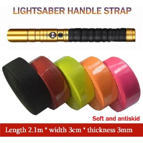 NEW Lightsaber Hilt Color Bandage Hand Glue Anti Slip Sweat Absorbing Bandage Handle Winding PU+EVA Material with Glue 2pcs