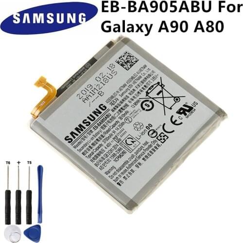 Samsung Original EB-BA905ABU Battery For Samsung Galaxy Samsung Galaxy A90 A80 Replacement Phone Battery 3700mAh