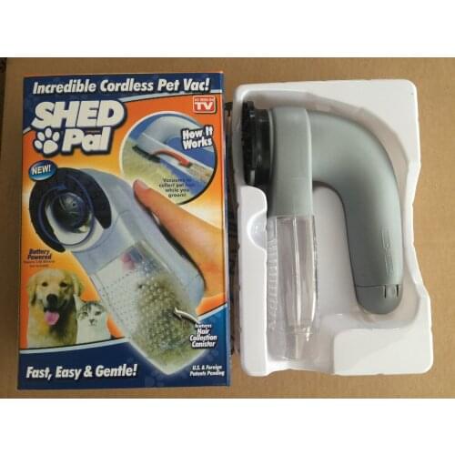 New product electric pet hair suction cup portable vacuum cleaner portable dog and cat massage cleaner