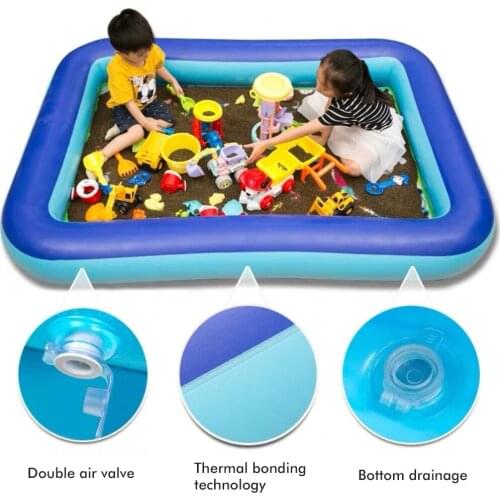 Portable Inflatable Swimming Pool With Air Pump Adults Kids Pool Bathing Tub Outdoor Indoor For Garden Backyard Summer Party