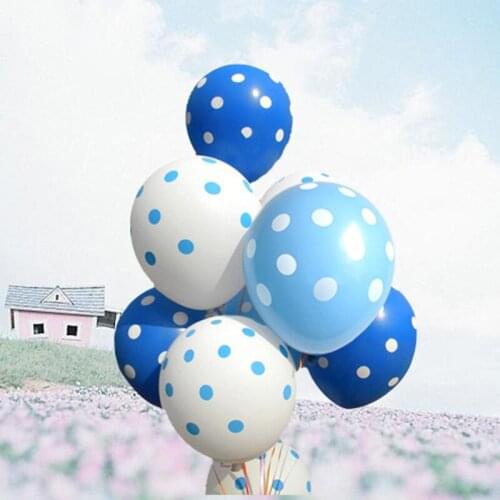 Dot Balloons 100PCS Inflatable Wedding Decoration Air Ball Happy Birthday Balloon Party Supplies Happy New Year 2021