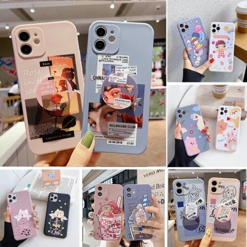 Luxury cute cartoon cat Soft silicone phone case for Vivo Y66 Y67 Y71 Y81 Y83 Y85 Y91 Y93 Y95 Y97 V7 Plus V9 Holder cover case