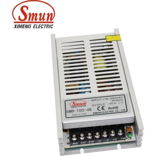 SMUN SMB-100-48 100W Ultra Thin Type Single Output Switching Mode Power Supply 48V 2.1A AC-DC Slim Led Driver