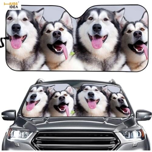 Dog Car Windshield Sun Shade Interior Protector Pet Animal Pattern Auto/Vehicle Windows Sunshade Suv Sun Shade 2020