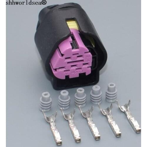 Worldgolden 2/5/30/100sets 5pin auto wiring harness plug 1 928 405 138 plastic waterproof female cable connector 1928405138