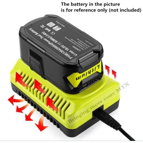 3A 12V-18V Lithium-Ion & Ni-Mh/Ni-Cd Replacement Charger for Ryobi ONE+ P104 P105 P107 P108 Rechargeable Battery charger hotsell