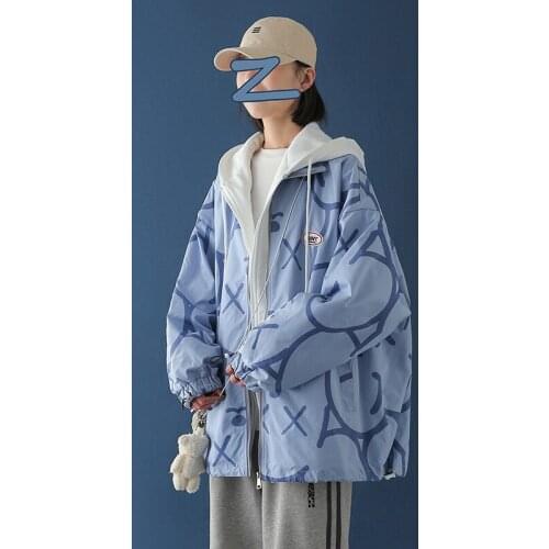 Women Jacket Spring and Autumn Jacket Women Loose Varsity Jacket Casual Womens Coat Street Baseball Jacket Korean Version New