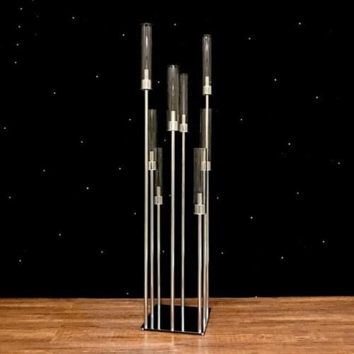 10pcs)Wedding Backdrop Gold Metal Rod Centerpiece Flower Stand yudao1269