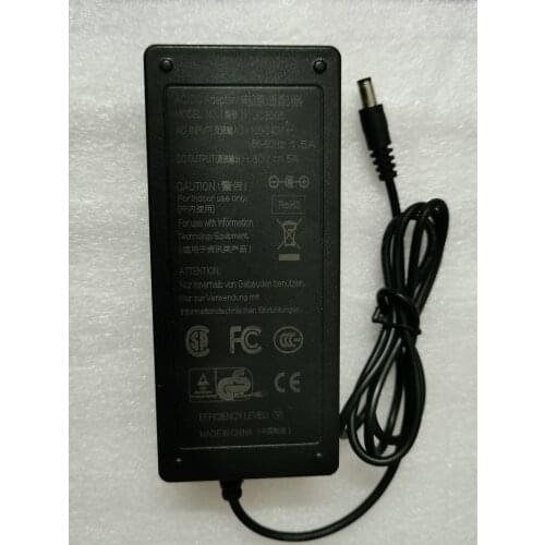 AC 100V-240V DC 28V 30V 32V 36V 5A 5.5 x 2.5MM Power Supply Charger Power Adapter Converter Dock LED Driver