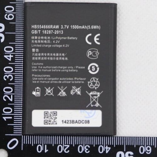 5pcs/lot For Huawei Battery 1500mAh HB554666RAW Battery Replacement for Huawei E5375 E5330 E5336 E5372 EC5377 smartphone