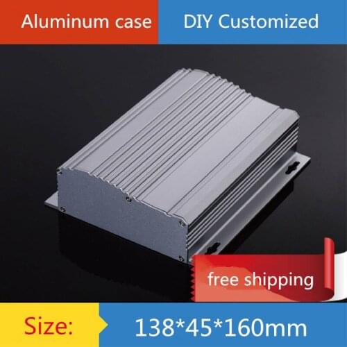CASE 138*45*160mm Mini aluminum amplifier chassis/Car Amplifier/Power Converters/Instrumentation case/AMP Enclosure/case/DIY box