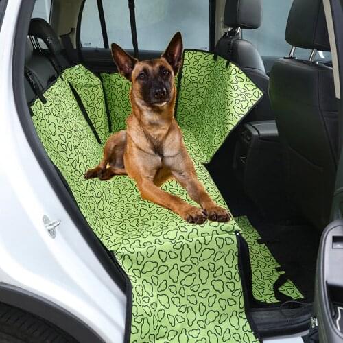 Senior Dog Car Cover Waterproof Rear Back Pet Cats Puppy Seat Cover Carrying Transport Hammock Protector With Safety Belt Goods