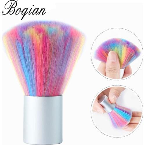 BQAN Cleaning Nail Brush Glitter Powder Dust Acrylic UV Gel Remover Soft Manicure Tools Nail Dust Remover Care Tools