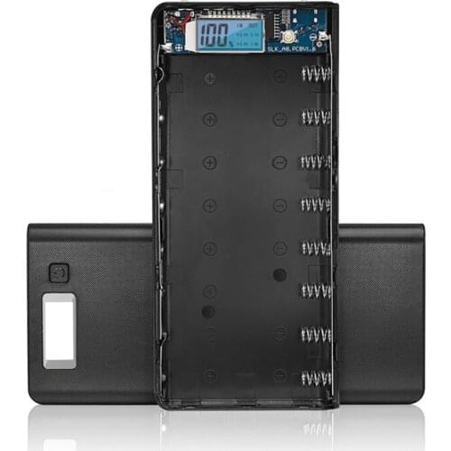 18650 Battery Storage Box Case 5V Daul USB Power Bank box Mobile phone charger For iphone 5 6 7 8 For xiaomi For samsung