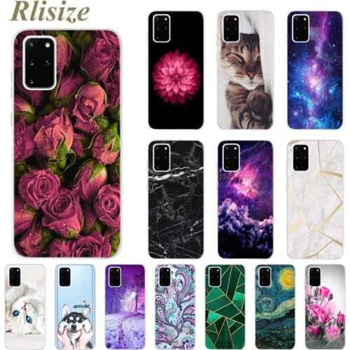For Samsung Galaxy S20+ Case Soft Slim Fundas Cute Painted Cover For Samsung S20+ S20 Plus SM-G985F Full Bumper For Samsung S20