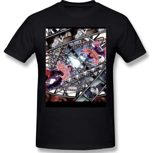 Revival Chiffon Tops Clothes Fashion Design ERASED Satoru Anime Cotton Men T-Shirt Men Cotton Tees Harajuku Streetwear