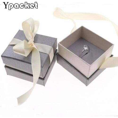 CUSTOMIZED LOGO) Jewelry Box Velvet Earrings Ring Box Jewelry Display Case Holder Gift Boxes Amazing Organizer 40pcs/Lot