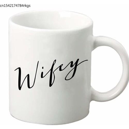 Wifey Coffee Mug, Tea Cup, Wife, girl, woman, Gift for girls, present for women, 11 oz ceramic mug