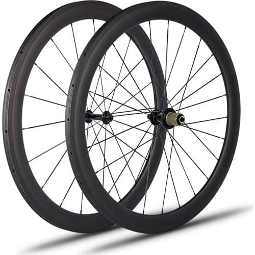 Stock clearance 60mm tubular bicycle wheelet Basalt braking wheels novatec 271-372 hub powerway R13 3K glossy