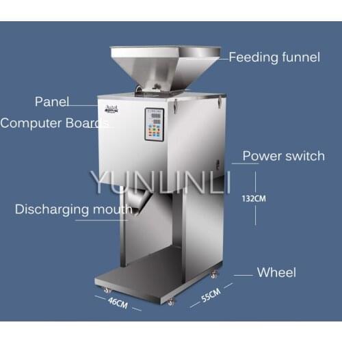 Quantitative Filling Machine 50-1200g Racking Machine Automatic Tea & Grains Nut Packing Machine With Pedal Control ATL-1000