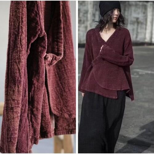 Women Loose Linen Autumn Winter Jacket Ladies Rough Flax One Button Coat Female 2019 Short Coat Outerwear