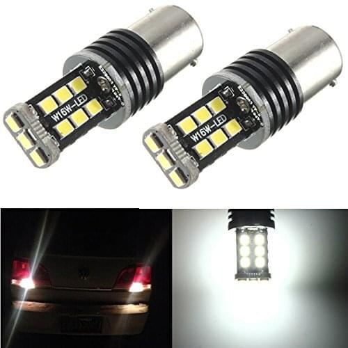 LAMPADA DE RE LED 1156 15 SMD 2835 6000K P21W BA15S CANBUS NAO ERRO For FIAT BRAVO