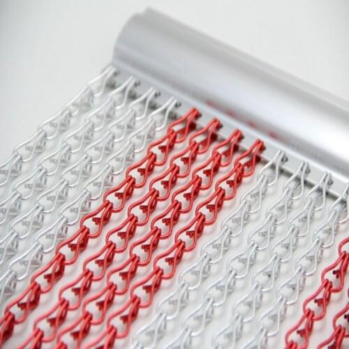 Metallic Ceiling Wire Mesh Screens for Decoration / Window Chain Link Curtains