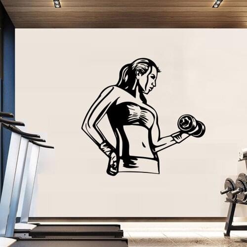 Cartoon GYM Vinyl Kitchen Wall Stickers Wallpaper For Babys Rooms Wall Art Decal