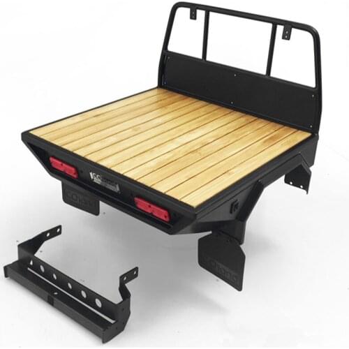 Rc Toys Car Metal Wood Back Bucket Sets Assembly For 1/10 Scale RC4WD Four-Door Version TF2 LWB Upgrade Accessory