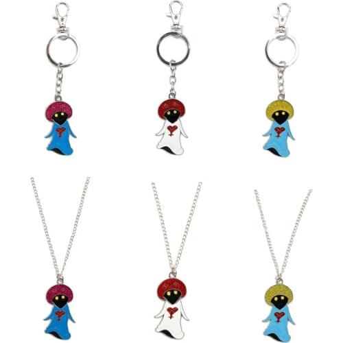 New Arrival Game Kingdom Hearts Keychain Metal Enamel Keyring Key Chains For Men Women