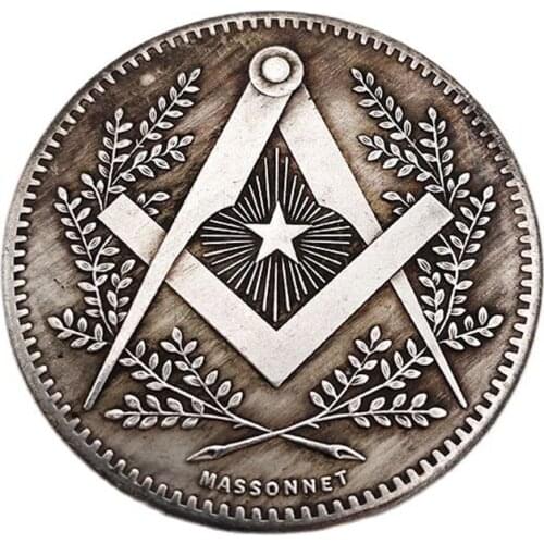 Creative Pattern Commemorative Coin Cereals And Star And Eye Of God Collection Coin Home Decoration Crafts