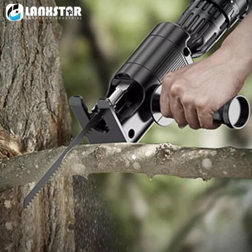 Power Drill Conversion Reciprocating Saw Adapter Cutting Saw Conversion Connector Accessories Metal Pipe Woodworking Material