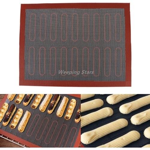 Silicone Baking Mat Oven Sheet Liner Perforated Non Stick Silica Gel 40x30cm