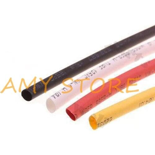 4mm Four Colors Heat Shrinkable Tube Shrink Tubing Each Colour 1m Total 4m