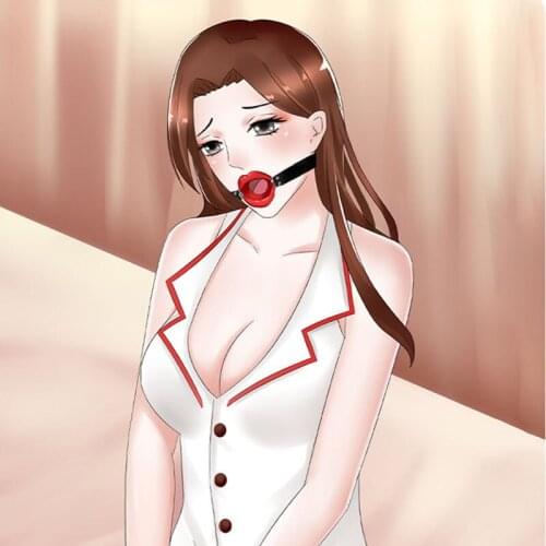 O Ring Head Bondage Restraints Sex Mouth Plug Gag Silicone&Leather Mouth Gag Sex Toys For Couple Sex Products SM Appliance