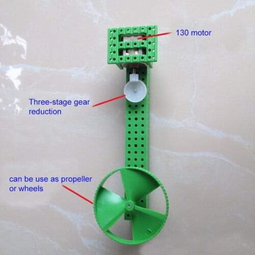 1Set/2Sets Underwater Power Paddle Propeller for DIY RC Boat/Car Models Spare Parts for Small Technology Toy Making