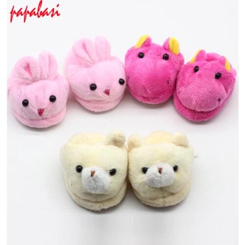 1Pair Doll slippers fit 18"ch Girl Doll as For 43cm baby Dolls shoes Children best Birthday Gift toys