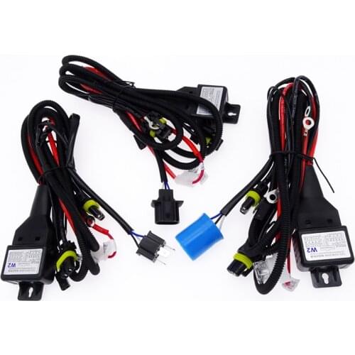 1pc for H4 H13 9007 Wiring Harness Socket Xenon Lamp HID Connector Telescopic Lamp Control Line Group Change Light Beam 5500 Kit