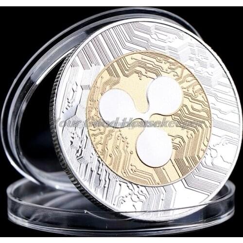 1pc Ripple coin XRP CRYPTO Commemorative Ripple XRP Collectors Coin Gift