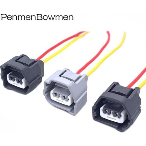 2 Pin Automotive Waterproof Front Fog Lights Connector Wire Plug Harness Housing Socket 90980-10899 90980-10901 7283-7023-10