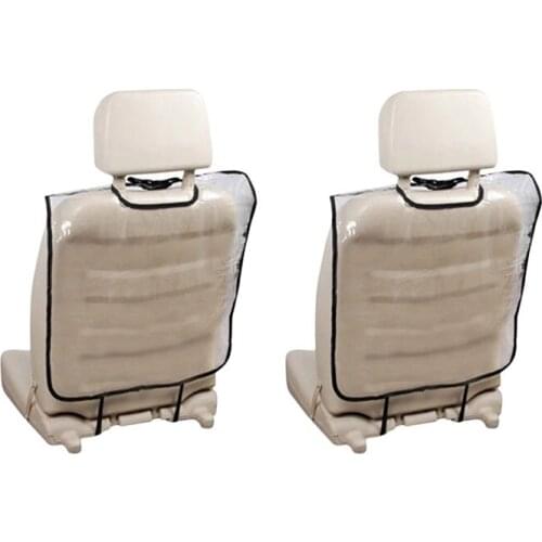 2pcs Useful Car Seat Back Protector Pads Seat Cover Protector Car Anti Kicking Pad Anti-Kick Protetctive Cover A30