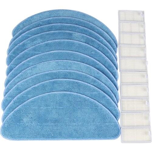 Free Shipping Vacuum Cleaner Accessories Pack for ECOVACS CR120 X600 for ilife v5 x5 panda x500 Hepa Cleaning cloth