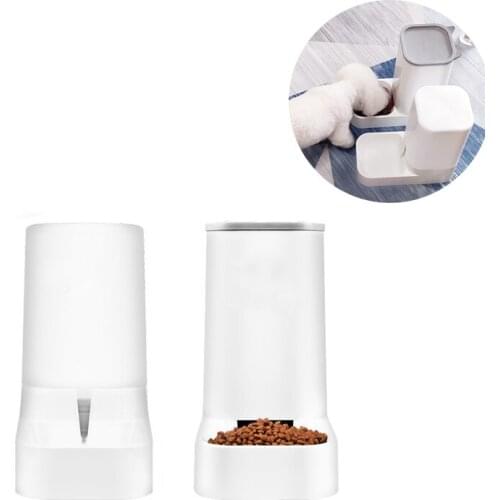 3.8L Pet Automatic Feeder Automatic Water Refilling Dispenser for Cat and Dog Detachable and Washable Large-capacity Pet Feeder