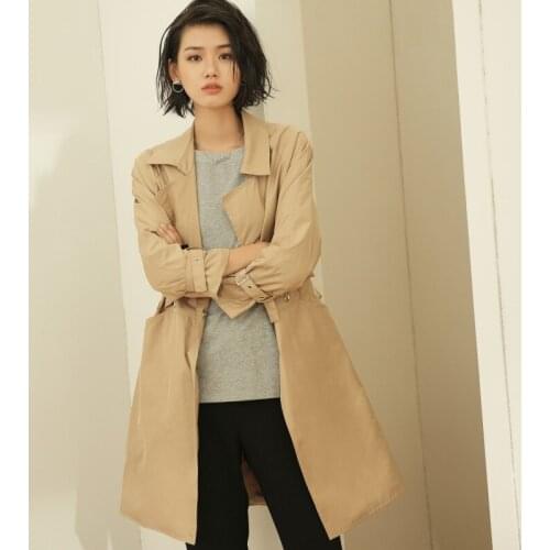Free shipping/2020 women coat/casual spring wind coat/Outwear fashion design/hooded single button winte trench for women