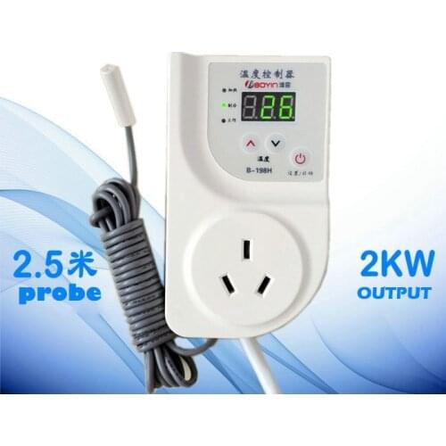 Temperature Controller Socket 220V Digital Temperature Controller Fridge Freezer Thermostat Aquarium